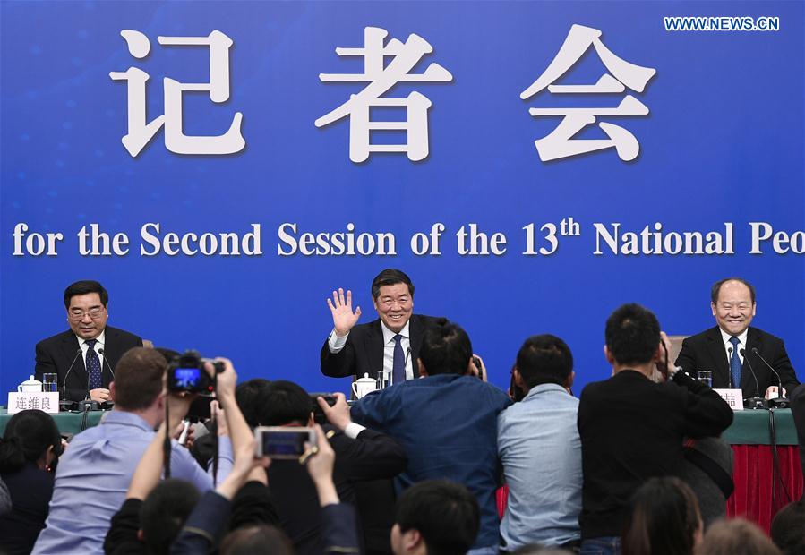 (TWO SESSIONS)CHINA-BEIJING-NPC-PRESS CONFERENCE (CN)