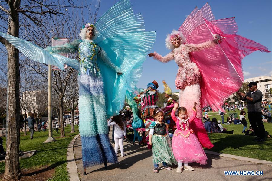 MIDEAST-MODI'IN-PURIM-CELEBRATION