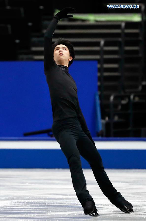 (SP)JAPAN-SAITAMA-FIGURE SKATING-WORLD CHAMPIONSHIPS-TRAINING