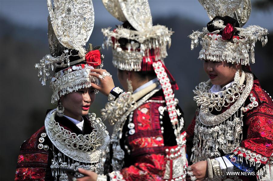 #CHINA-GUIZHOU-MIAO ETHNIC GROUP-SISTERS FESTIVAL (CN)