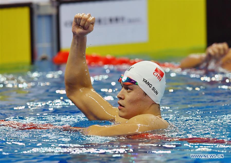 (SP)CHINA-QINGDAO-SWIMMING-NATIONAL CHAMPIONSHIPS-SUN YANG