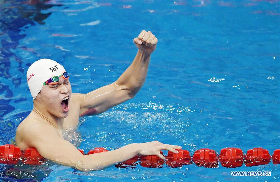 (SP)CHINA-QINGDAO-SWIMMING-NATIONAL CHAMPIONSHIPS-SUN YANG