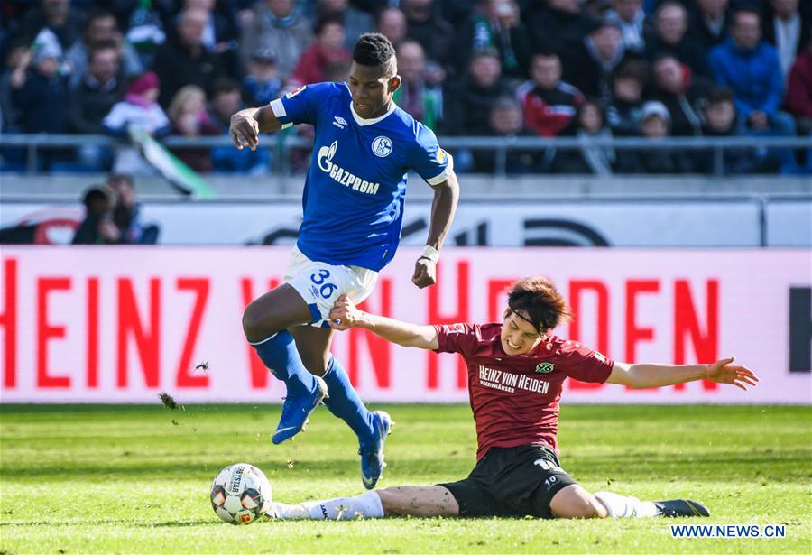 (SP)GERMANY-HANOVER-SOCCER-BUNDESLIGA-HANOVER 96 VS SCHALKE 04