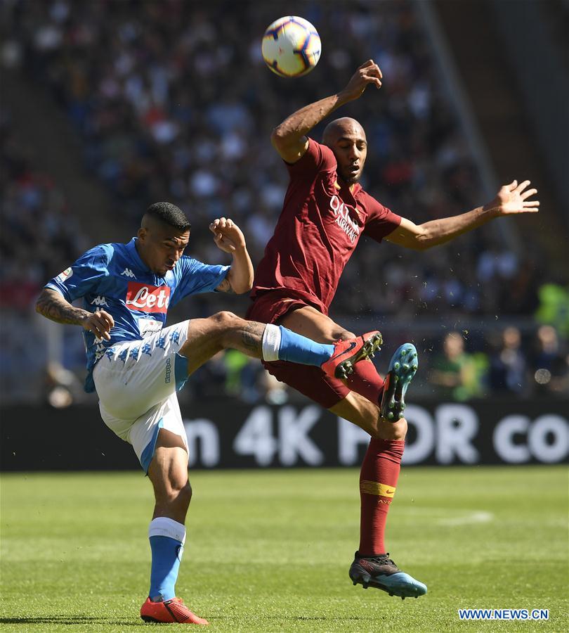 (SP)ITALY-ROME-SOCCER-ITALIAN SERIE A-ROMA VS NAPOLI