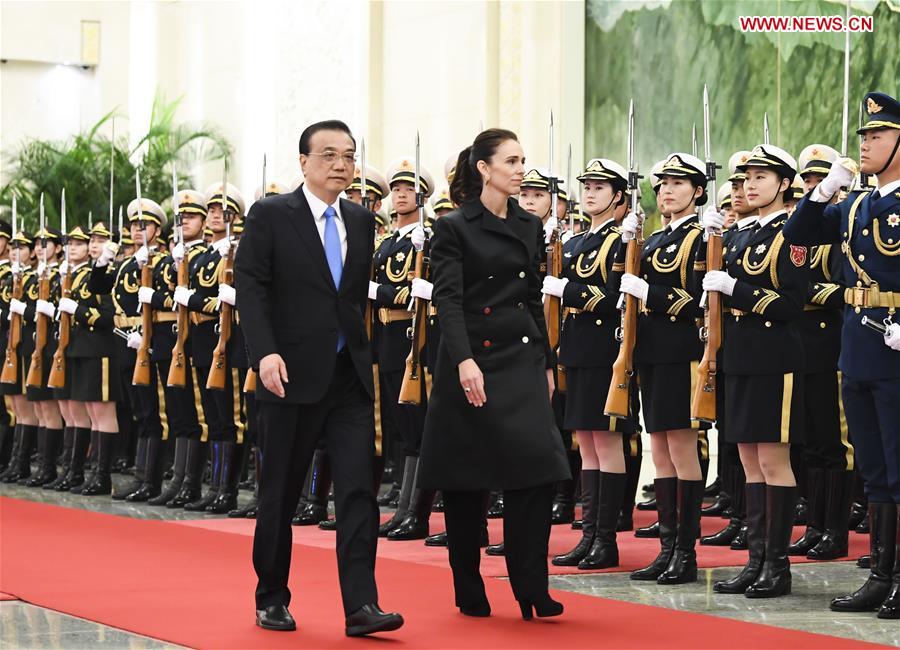 CHINA-BEIJING-LI KEQIANG-NEW ZEALAND-PM-TALKS (CN)