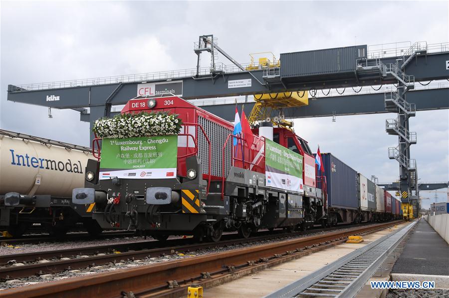 LUXEMBOURG-CHINA'S CHENGDU-FREIGHT TRAIN ROUTE-LAUNCH