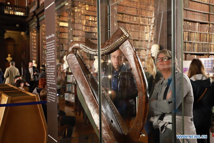 IRELAND-DUBLIN-TRINITY COLLEGE LIBRARY-WORLD BOOK DAY