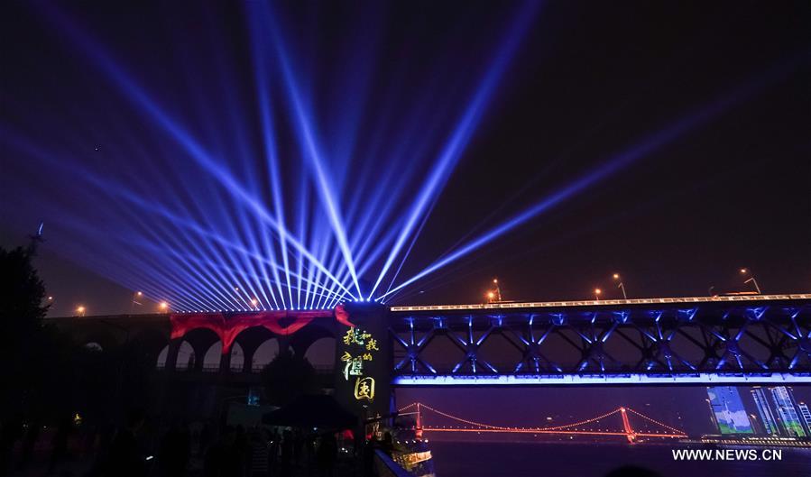 CHINA-WUHAN-LIGHT SHOW (CN)