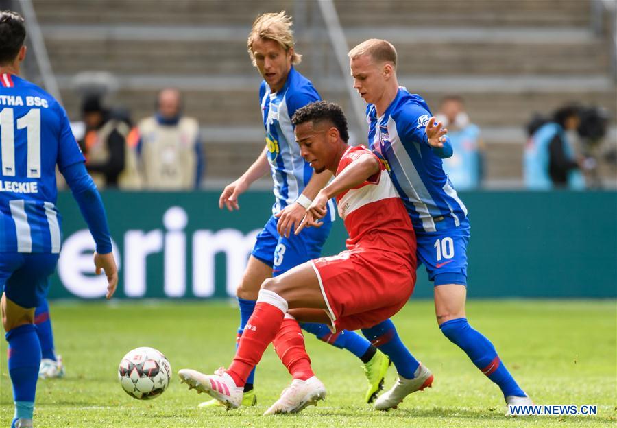 (SP)GERMANY-BERLIN-SOCCER-BUNDESLIGA-HERTHA VS STUTTGART