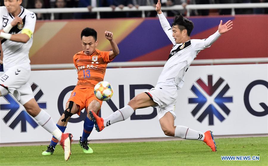 (SP)CHINA-SHANDONG-JINAN-SOCCER-AFC CHAMPIONS LEAGUE-GROUP E