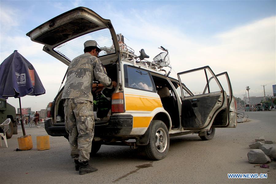 AFGHANISTAN-NANGARHAR-SECURITY CHECKPOINT