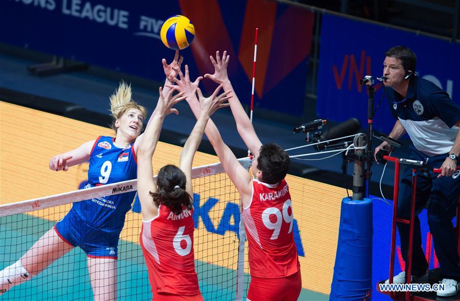 (SP)BRAZIL-BRASILIA-VOLLEYBALL-NATIONS LEAGUE-TURKEY VS SERBIA