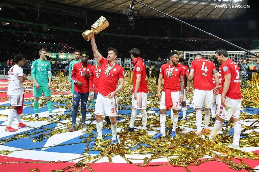 (SP)GERMANY-BERLIN-SOCCER-GERMAN CUP-FINAL-LEIPZIG VS BAYERN MUNICH