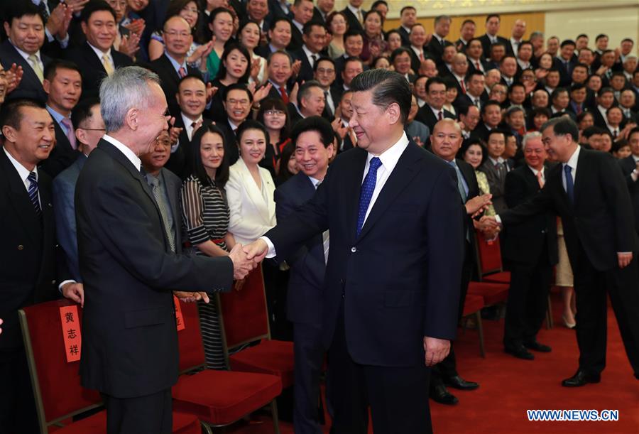 CHINA-BEIJING-XI JINPING-OVERSEAS CHINESE-REPRESENTATIVES-MEETING (CN)