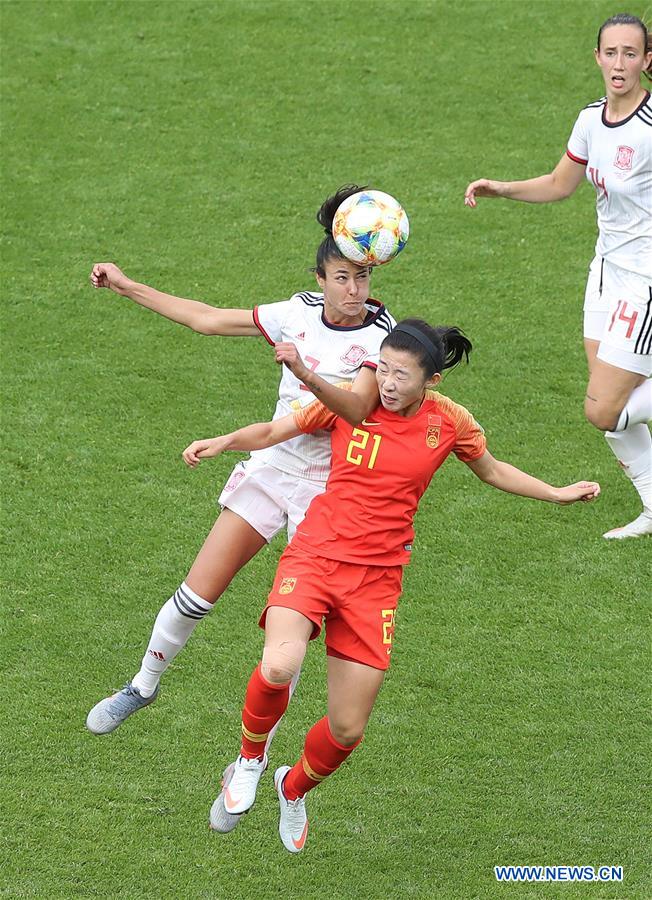 (SP)FRANCE-LE HAVRE-2019 FIFA WOMEN'S WORLD CUP-GROUP B-CHINA-SPAIN