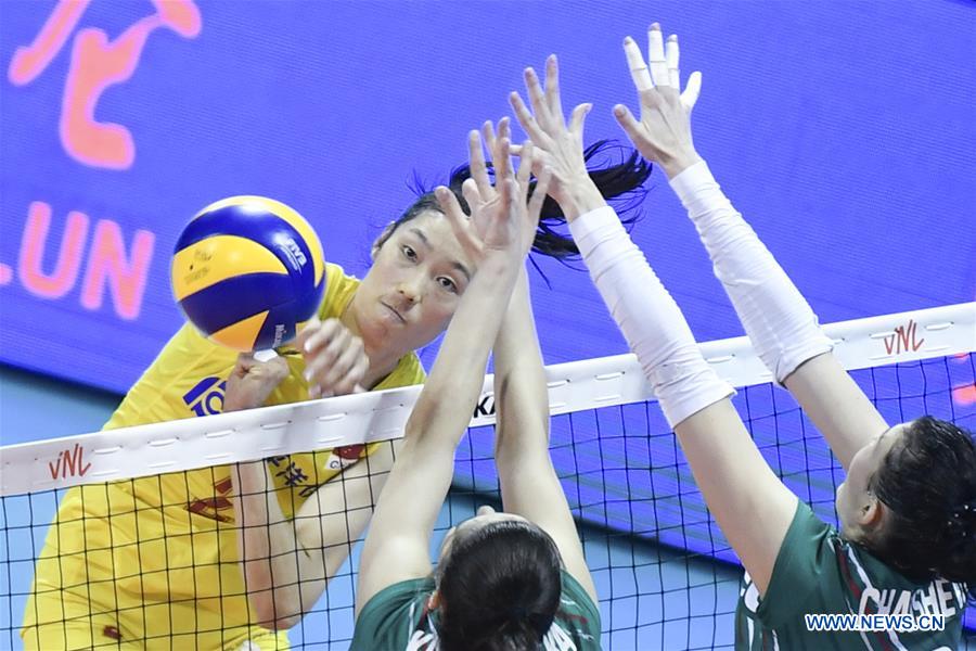 (SP)CHINA-NINGBO-VOLLEYBALL-FIVB NATIONS LEAGUE-CHN VS BUL (CN)