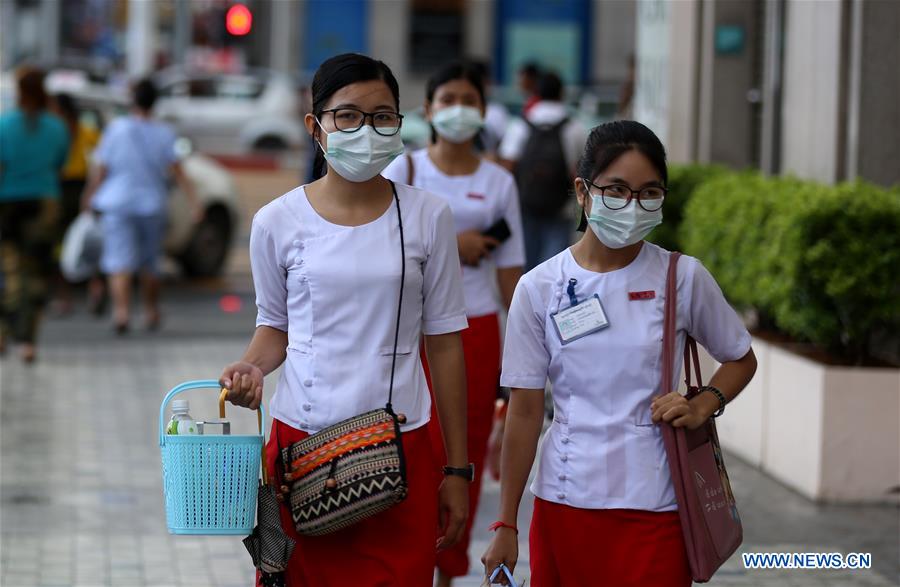 MYANMAR-YANGON-HIN1-INFLUENZA 