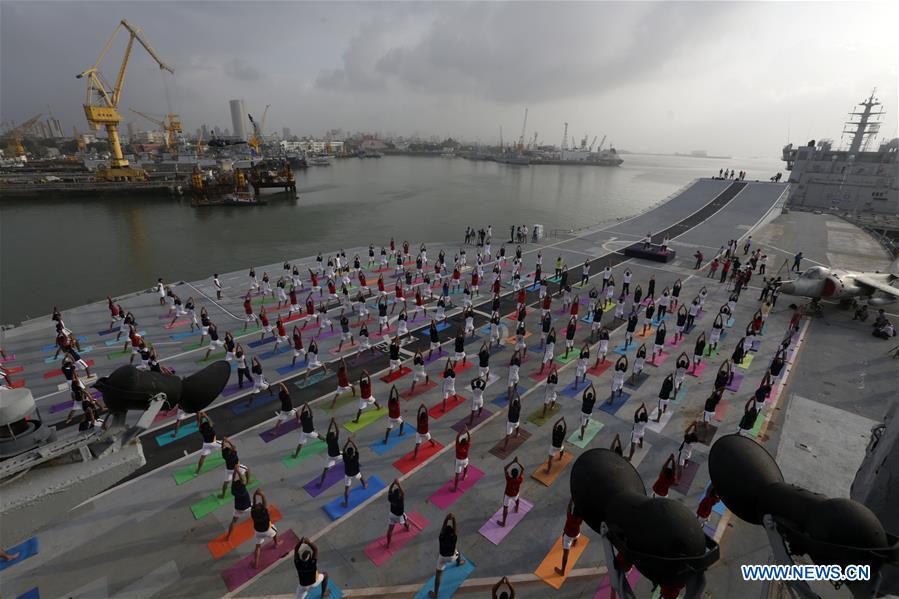 INDIA-MUMBAI-INTERNATIONAL YOGA DAY