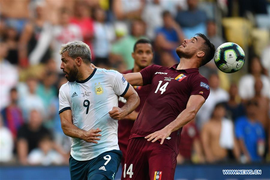 (SP)BRAZIL-RIO DE JANEIRO-FOOTBALL-COPA AMERICA 2019-ARG VS VEN