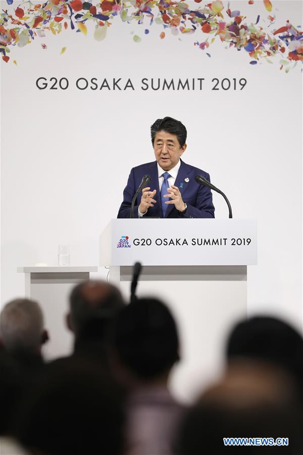 JAPAN-OSAKA-G20 SUMMIT-SHINZO ABE