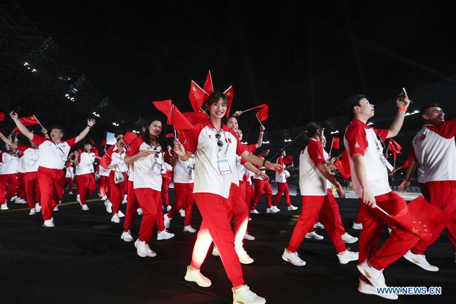 (SP)ITALY-NAPLES-SUMMER UNIVERSIADE-OPENING CEREMONY