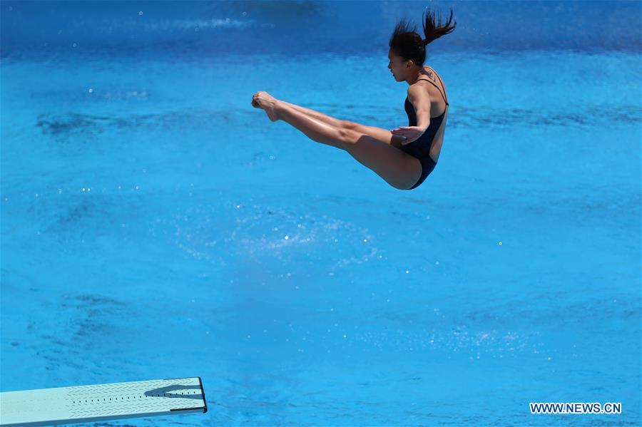 (SP)ITALY-NAPLES-SUMMER UNIVERSIADE-DIVIING-WOMEN'S 1M SPRINGBOARD