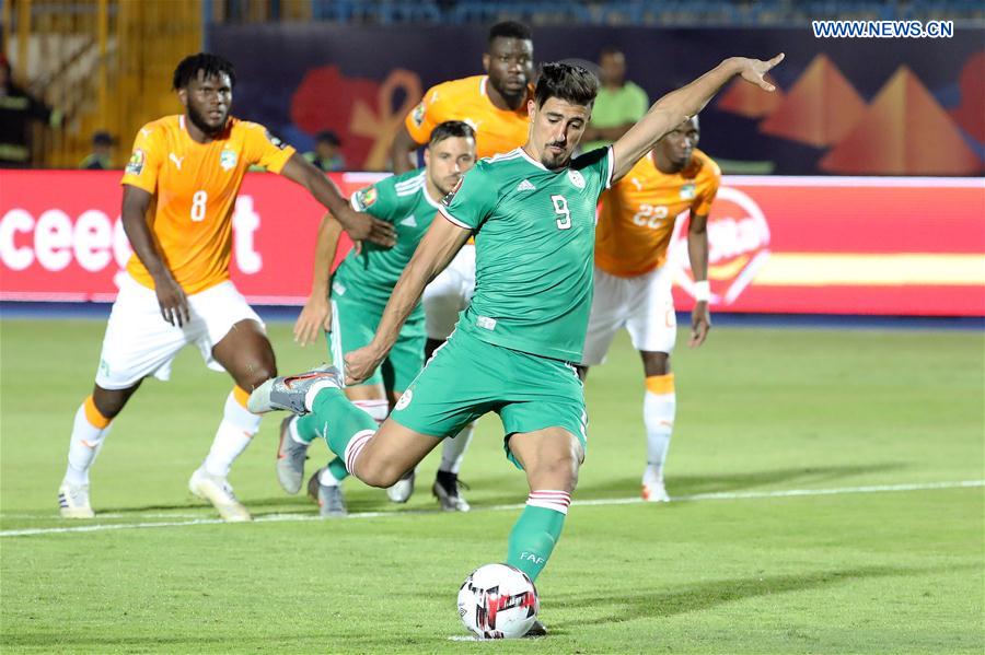 (SP)EGYPT-SUEZ-SOCCER-AFRICA CUP-QUARTERFANAL-ALGERIA VS COTE D'IVOIRE