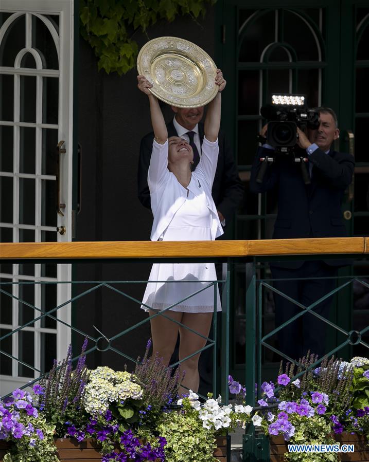 (SP)BRITAIN-LONDON-TENNIS-WIMBLEDON CHAMPIONSHIPS 2019-WOMEN'S SINGLES-FINAL