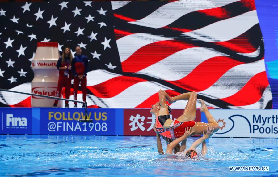 (SP)SOUTH KOREA-GWANGJU-FINA WORLD CHAMPIONSHIPS-ARTISTIC SWIMMING-TEAM TECHNICAL PRELIMINARY