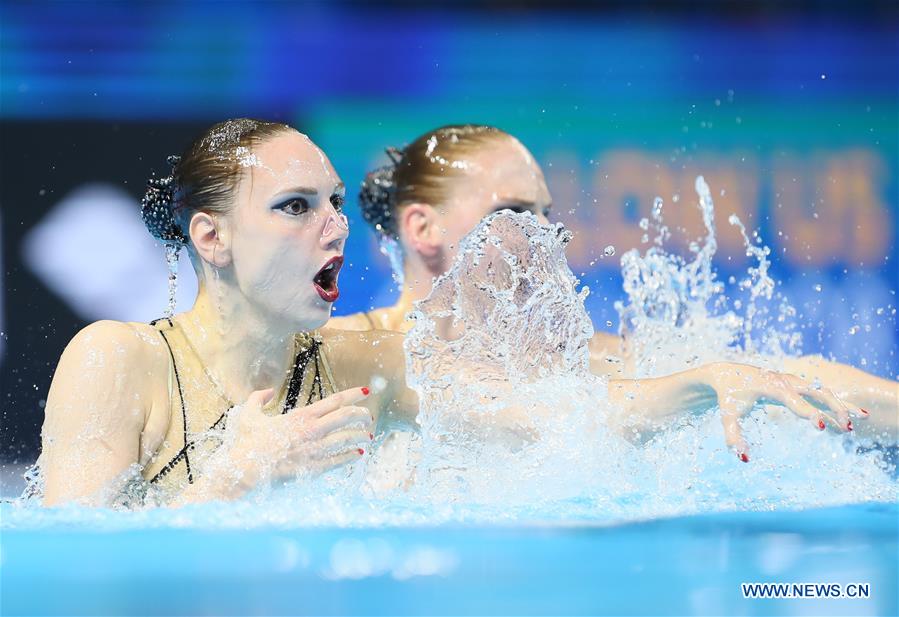 (SP)SOUTH KOREA-GWANGJU-FINA WORLD CHAMPIONSHIPS-ARTISTIC SWIMMING