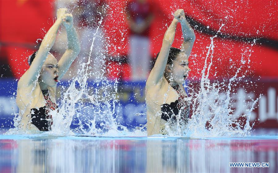 (SP)SOUTH KOREA-GWANGJU-FINA WORLD CHAMPIONSHIPS-ARTISTIC SWIMMING