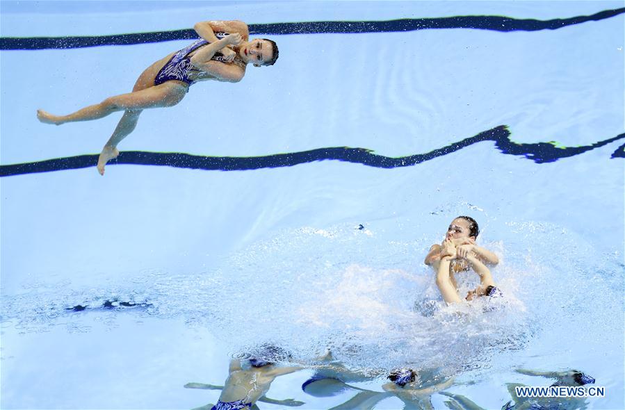 (SP)SOUTH KOREA-GWANGJU-FINA WORLD CHAMPIONSHIPS-ARTISTIC SWIMMING-WOMEN'S TEAM FREE COMBINATION