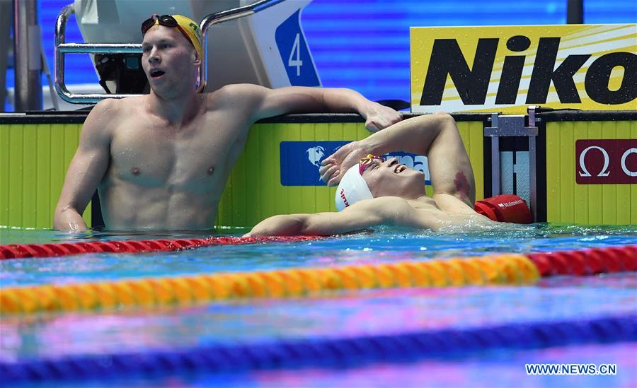 (SP)SOUTH KOREA-GWANGJU-FINA WORLD CHAMPIONSHIPS-SWIMMING-DAY 3