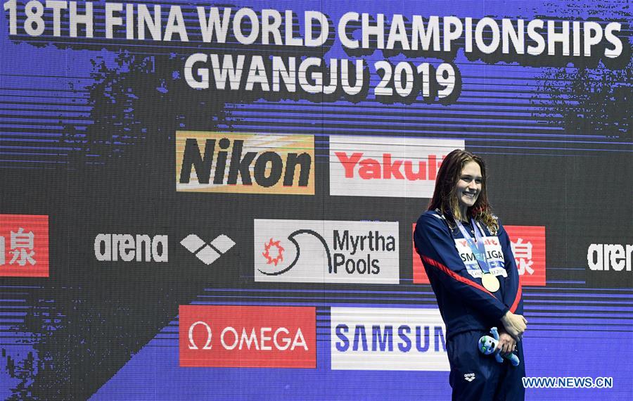 (SP)SOUTH KOREA-GWANGJU-FINA WORLD CHAMPIONSHIPS-SWIMMING-DAY 5