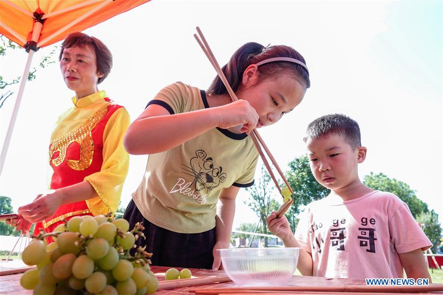 CHINA-ZHEJIANG-HANGZHOU-GRAPES-TOURISM (CN)