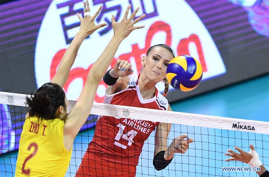 (SP)CHINA-NINGBO-FIVB-TOKYO VOLLEYBALL QUALIFICATION-CHINA-TURKEY(CN)