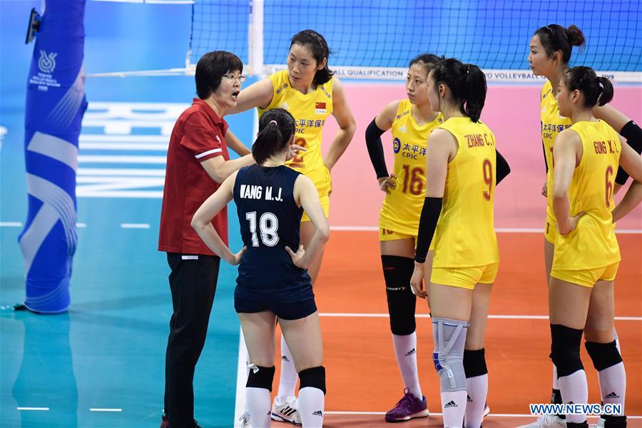 (SP)CHINA-NINGBO-FIVB-TOKYO VOLLEYBALL QUALIFICATION-CHINA-TURKEY(CN)