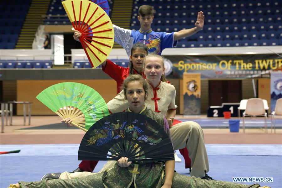 ROMANIA-BUCHAREST-MARTIAL ARTS EQUIPMENT DONATION