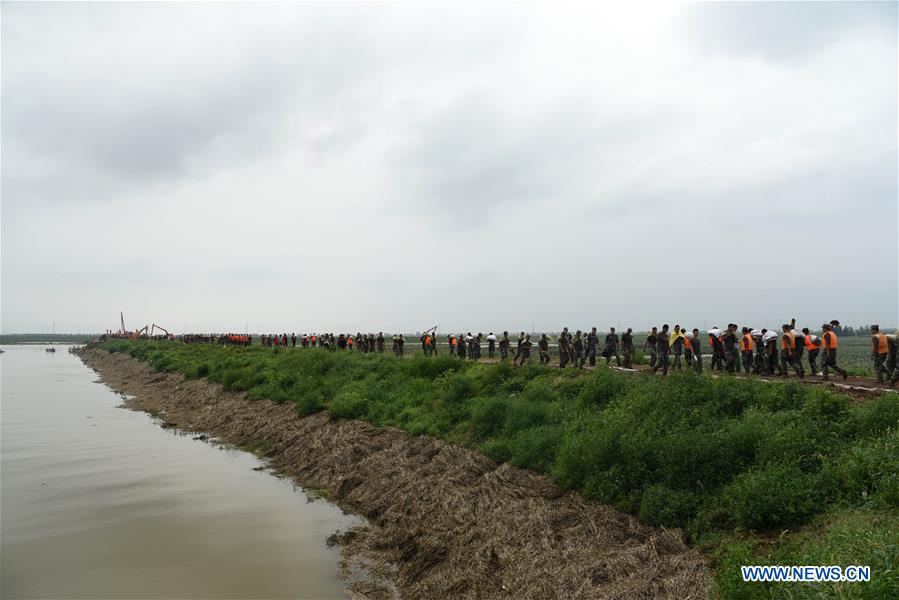 CHINA-SHANDONG-SHOUGUANG-TYPHOON LEKIMA-DIKE BREACH (CN)