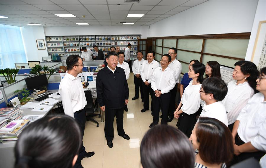 CHINA-GANSU-LANZHOU-XI JINPING-INSPECTION (CN)