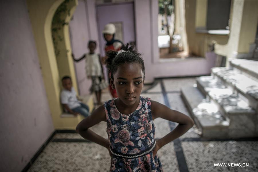 (PORTRAITS) LIBYA-TRIPOLI-DISPLACED CHILDREN