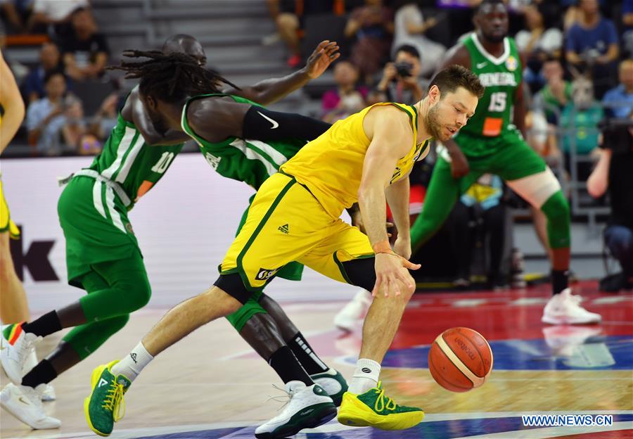 (SP)CHINA-DONGGUAN-BASKETBALL-FIBA WORLD CUP-GROUP H-AUSTRALIA VS SENEGAL (CN)