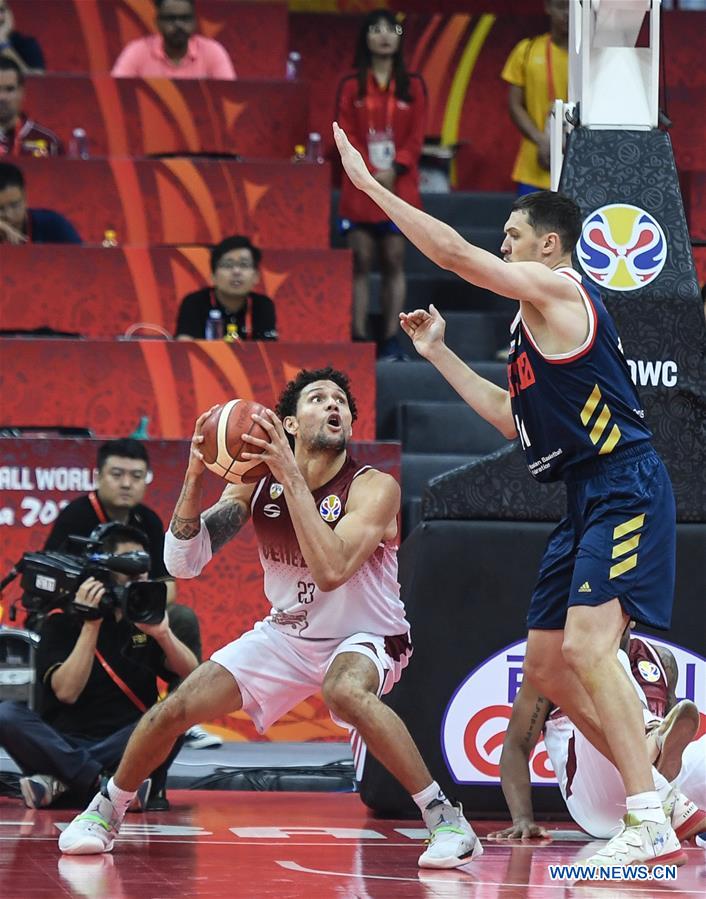 (SP)CHINA-FOSHAN-BASKETBALL-FIBA WORLD CUP-GROUP I-VEN VS RUS(CN)