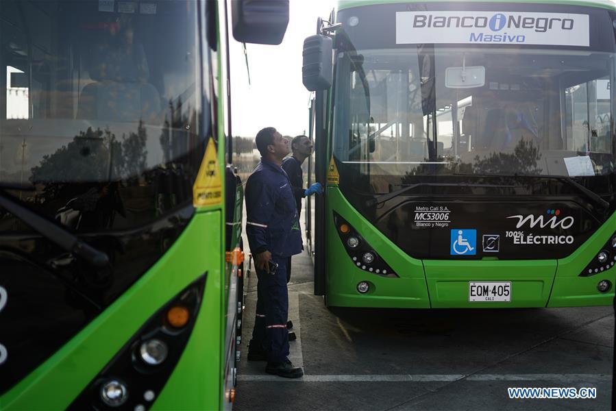 COLOMBIA-CHINA-ELECTRIC BUS-INAUGURATION