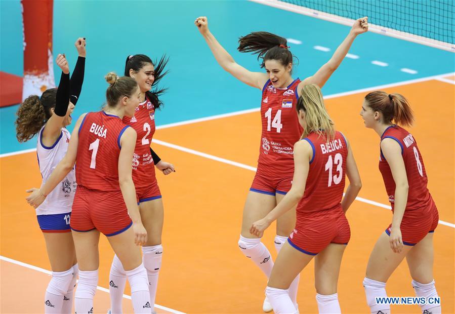 (SP)JAPAN-HAMAMATSU-VOLLEYBALL-WOMEN'S WORLD CUP-SERBIA VS BRAZIL