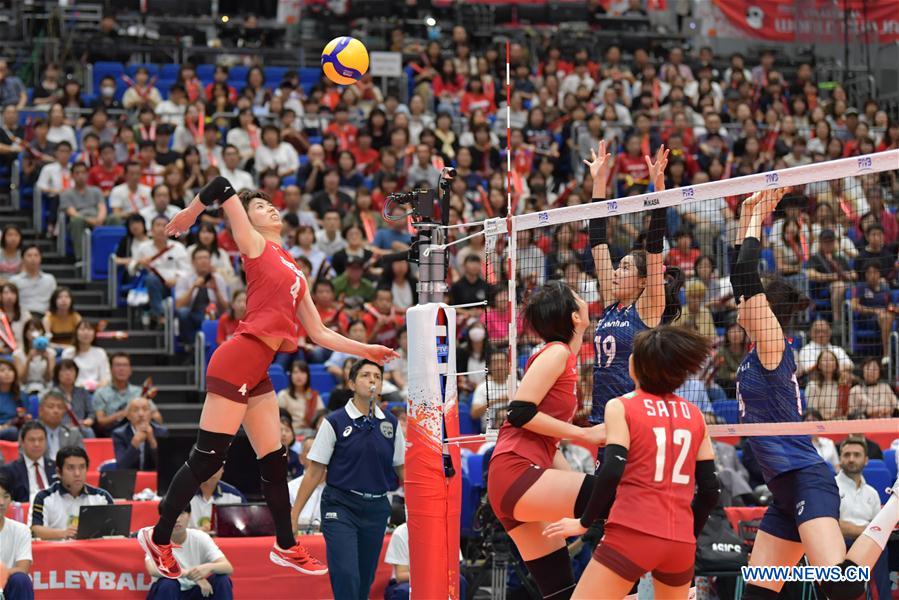 (SP)JAPAN-YOKOHAMA-VOLLEYBALL-WOMEN'S WORLD CUP-JPN VS KOR