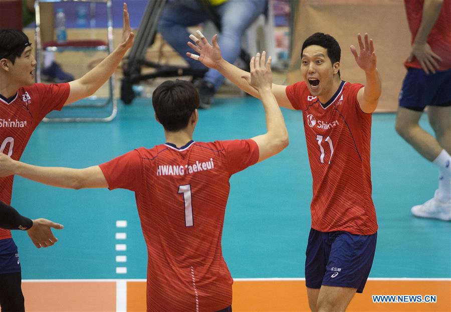 (SP) IRAN-TEHRAN-VOLLEYBALL-ASIAN MEN'S CHAMPIONSHIP-SOUTH KOREA VS INDIA