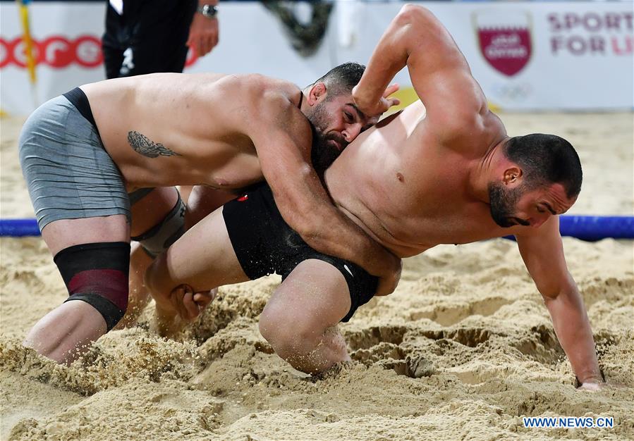 (SP)QATAR-DOHA-WORLD BEACH GAMES-MEN'S BEACH WRESTLING