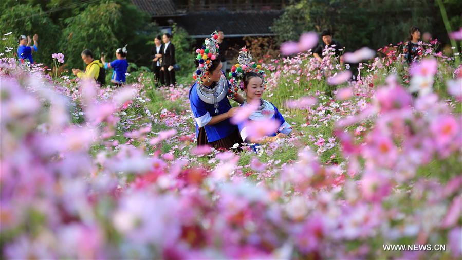 CHINA-GUANGXI-SANJIANG-GALSANG FLOWERS (CN)