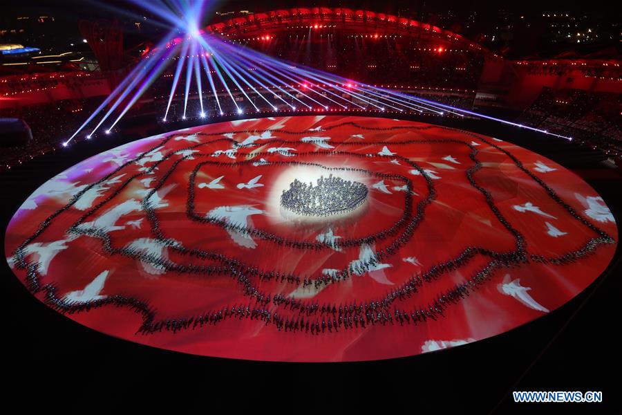 (SP)CHINA-WUHAN-7TH MILITARY WORLD GAMES-OPENING CEREMONY